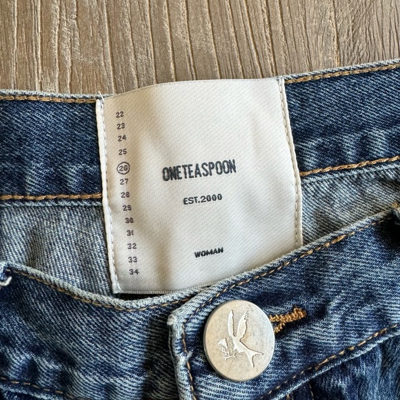 NWT One Teaspoon Bandit low waist shorts sz 26 - Picture 6 of 7